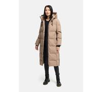 Winterjacke MARIKOO "Tikoraa", Damen, Gr. L, beige (taupe grau), Obermaterial: 100% Polyester. Futter: 100% Polyester. Wattierung: 100% Polyester. Ärmelfutter: 100% Polyester, Jacken Winterjacke, mit