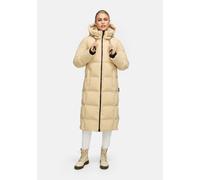 Winterjacke MARIKOO "Tikoraa", Damen, Gr. S, beige, Obermaterial: 100% Polyester; Futter: 100% Polyester; Wattierung: 100% Polyester; Ärmelfutter: 100% Polyester, Jacken, mit extra langem Schnitt und