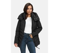 Winterjacke MARIKOO "Tivaa", Damen, Gr. S, schwarz, Obermaterial: 98% Polyester, 2% Elasthan; Futter: 100% Polyester; Wattierung: 100% Polyester; Ärmelfutter: 100% Polyester, Jacken Winterjacke, mit a