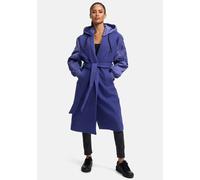 Winterjacke MARIKOO "Tjadee", Damen, Gr. S, blau (blau violet), Obermaterial: 90% Polyacryl, 8% Viskose, 2% Elasthan. Innenseite: 100% Polyester. Futter: 100% Polyester, Jacken Winterjacke, Langer Wic
