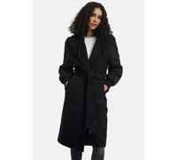 Winterjacke MARIKOO "Tjadee", Damen, Gr. S, schwarz, Obermaterial: 90% Polyacryl, 8% Viskose, 2% Elasthan; Innenseite: 100% Polyester; Futter: 100% Polyester, Jacken Winterjacke, Langer Wickelmantel (