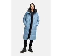 Marikoo Damen Steppmantel Yaskaa mit Kapuze & warmem Fleecefutter 2XL