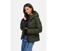 Winterjacke MARIKOO "Yukanii", Damen, Gr. XL, grün (schwarz olive), Obermaterial: 100% Polyester; Futter: 100% Polyester; Wattierung: 100% Polyester; Ärmelfutter: 100% Polyester, Jacken, Kurze Winterj
