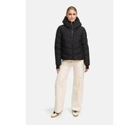Winterjacke MARIKOO "Yukanii", Damen, Gr. XL, schwarz, Obermaterial: 100% Polyester; Futter: 100% Polyester; Wattierung: 100% Polyester; Ärmelfutter: 100% Polyester, Jacken, Kurze Winterjacke mit lang