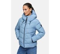 Winterjacke MARIKOO "Yukanii", Damen, Gr. XXL, blau (powder blau), Obermaterial: 100% Polyester; Futter: 100% Polyester; Wattierung: 100% Polyester; Ärmelfutter: 100% Polyester, Jacken Winterjacke, Ku