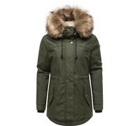 Winterjacke RAGWEAR "Tawny Short YOUMODO", Damen, Gr. 5XL (50), olivgrün, Außenmaterial: 65% Polyester, 35% Baumwolle, Innenfutter: 100% Polyester, Wattierung: 100% Polyester, tailliert hüftbedeckend,