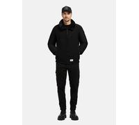 Winterjacke mit abnhembarem Kunstfell-Kragen "Huey" Black XL