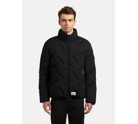 Steppjacke KHUJO "CLOVER", Herren, Gr. L, schwarz, Web, Obermaterial: 100% Polyester. Futter: 100% Nylon. Wattierung: 100% Polyester, unifarben, figurumspielend hüftlang, Jacken, mit hochwertiger Präg