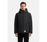 Anorak KHUJO "OREG", Herren, Gr. XL, schwarz, 85% Polyester, 15% Baumwolle, unifarben, eingesetzt elastischer Bund mit Windstopper, Jacken (59262051-XL) schwarz
