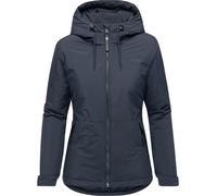 Winterjacke RAGWEAR "Bevin Warm YOUMODO", Damen, Gr. S (36), navy, Obermaterial: 100% Polyester; Innenfutter: 100% Polyester; Wattierung: 100% Polyester, tailliert hüftbedeckend, hoch geschlossener Au