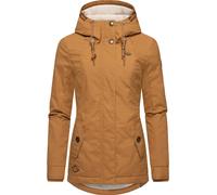 Ragwear Damen warme Winterjacke kurz mit Kapuze Monade Brown Sugar24 Gr. L