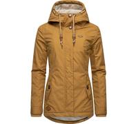Winterjacke RAGWEAR "Monade", Damen, Gr. XL (42), beige (sand), Obermaterial: 65% Polyester, 35% Baumwolle; Futter: 100% Polyester; Wattierung: 100% Polyester, figurbetont Po-bedeckend, verstellbar Ri