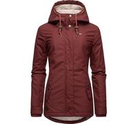 Winterjacke RAGWEAR "Monade", Damen, Gr. 4XL (48), orange (terra), Obermaterial: 65% Polyester, 35% Baumwolle. Futter: 100% Polyester. Wattierung: 100% Polyester, figurbetont Po-bedeckend, verstellbar