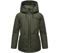 Winterjacke mit Kapuze "Pastellzauber 14" Dark Olive S