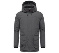 Winterjacke STONE HARBOUR "Wadiim XX", Herren, Gr. L (52), anthrazit, Obermaterial: 100% Nylon, Innenfutter: 100% Polyester, Wattierung: 100% Polyester, Ärmelfutter: 100% Polyester, gerade Po-bedecken