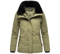Winterjacke mit Kunstfellkragen "Frostii XIV" Olive M