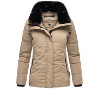 Winterjacke mit Kunstfellkragen "Frostii XIV" Taupe Grey XXXL