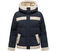 Winterjacke RAGWEAR "Editah YOUMODO", Damen, Gr. XXL (44), blau (navy), Obermaterial: 100% Polyester. Innenfutter: 100% Polyester. Wattierung: 100% Polyester, oversize hüftlang, hoch geschlossener Aus
