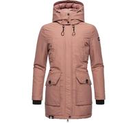 Warmer Wintermantel mit Kapuze "Blizzardstorm" Terracotta M