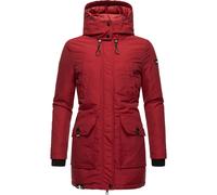Warmer Wintermantel mit Kapuze "Blizzardstorm" Blood Red M
