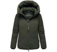 Winterjacke mit Kapuze "Blütenlicht 14" Dark Olive L