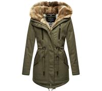 Winterjacke NAVAHOO "Diamond" Gr. M, grün Damen Jacken Winterjacken Designer Winterjacke mit Teddyfell gefüttert (70365307-M)