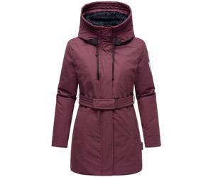 Winterjacke NAVAHOO "Eishauch 14", Damen, Gr. XL (42), rot (weinrot), Obermaterial: 55% Nylon, 45% Baumwolle. Innenfutter: 100% Polyester. Wattierung: 100% Polyester. Ärmelfutter: 100% Polyester, figu