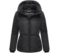 Winterjacke NAVAHOO "Flüsterfee 14", Damen, Gr. L (40), schwarz, Obermaterial: 100% Polyester, Innenfutter: 100% Polyester, Wattierung: 100% Polyester, Ärmelfutter: 100% Polyester, gerade hüftlang, ho