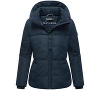 Navahoo Damen Winterjacke warme Steppjacke mit großer Kapuze Flüsterfee 14 Navy Gr. XXL