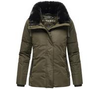 Winterjacke mit Kunstfellkragen "Frostii XIV" Dark Olive S