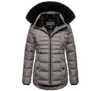 Winterjacke NAVAHOO "Lissandra", Damen, Gr. S (36), grau (dunkelgrau), Obermaterial: 100% Polyester; Innenseite: 100% Polyester, Jacken Winterjacke, mit hochwertigem Steppdesign (26344842-S) dunkelgra