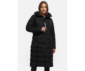 Winterjacke NAVAHOO "Mondmaedchen", Damen, Gr. XL, schwarz, Obermaterial: 100% Polyester. Innenseite: 100% Polyester, Jacken Winterjacke, Extra langer Schnitt mit seitlichen Schlitzen, Topseller (2419