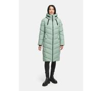 Winterjacke NAVAHOO "Schmatzibär", Damen, Gr. M, grün (smokey mint), Obermaterial: 100% Polyester. Innenseite: 100% Polyester. Futter: 100% Polyester, Jacken Winterjacke, mit weichem Teddyfell innen (