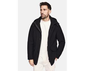 Winterjacke NEW CANADIAN, Herren, Gr. 56, schwarz, 100% Polyester, unifarben, normal, ohne Ausschnitt, Jacken Winterjacke, mit toller Woll-Optik (15196628-56) schwarz