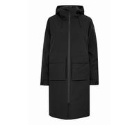 Winterjacke NORTH BEND "Wintermantel NBKarina W", Damen, Gr. 36, schwarz, Obermaterial: 90% Polyester PES. 10% Elasthan EL., Sportlich, regular fit lang, Jacken Winterjacke (94803760-36) schwarz