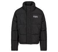 Winterjacke PEQUS "PEQUS PEQUS Chest Logo Puffer Jacket", Herren, Gr. L, schwarz, 100% Polyester, mehrfarbig, normal, ohne Ausschnitt, Jacken Winterjacke (14369152-L) schwarz