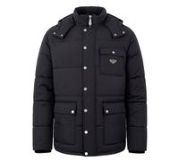 Winterjacke PHILIPP PLEIN "Gothic Plein", Herren, Gr. 3XL, schwarz (02, schwarz), Obermaterial: 100% Polyester. Futter: 100% Polyester. Füllung: 100% Polyester, Jacken Winterjacke (26280141-XXXL) 02,