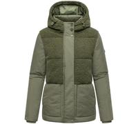 Winterjacke MARIKOO "Sheeta", Damen, Gr. M, grün (olive leaf), Obermaterial: 100% Polyester; Futter: 100% Polyester; Wattierung: 100% Polyester; Ärmelfutter: 100% Polyester, Jacken, Kombination aus Te