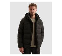 Winterjacke PME LEGEND "AIRSHIP Mach6", Herren, Gr. L, schwarz (jet schwarz), Web, Obermaterial: 94% Polyester, 6% Elasthan, unifarben, regular fit hüftlang, Strickbündchen, Jacken Winterjacke, /Puffe