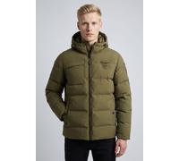 Winterjacke PME LEGEND "AIRSHIP Mach6", Herren, Gr. XXL, grün (olive night), Web, Obermaterial: 94% Polyester, 6% Elasthan, unifarben, regular fit hüftlang, Strickbündchen, Jacken Winterjacke, /Puffer