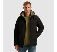 Winterjacke PME LEGEND, Herren, Gr. L, schwarz, Web, Obermaterial: 58% Nylon, 42% Polyester, regular fit hüftbedeckend, angesetztes Bündchen verstellbar, Jacken Winterjacke, Herausnehmbares Fellimitat