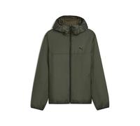 Winterjacke PUMA "Essentials Leicht Wattierte Jacke Herren", Herren, Gr. XL, schwarz olive grün, Obermaterial: 100% Polyester; Futter: 100% Polyester; Füllung: 100% Polyester, Jacken Winterjacke (2676