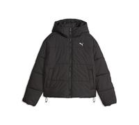 Winterjacke PUMA "Essentials Relaxed Wattierte Kapuzenjacke Damen", Damen, Gr. XS, schwarz, Obermaterial: 100% Polyester. Futter: 100% Polyester. Füllung: 100% Polyester. Seitentasche - Unten: 100% Po