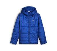 Winterjacke PUMA "Essentials Wattierte Kapuzenjacke Jugendliche", Kinder, Gr. 140, mountain blau, Obermaterial: 100% Polyester; Futter: 100% Polyester; Füllung: 100% Polyester; Seitentasche - Unten: 1