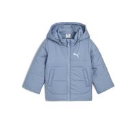 Winterjacke PUMA "Minicats Wattierte Kapuzenjacke Kinder", Mädchen, Gr. 80, blau (cool blau), Obermaterial: 100% Polyester; Futter: 100% Polyester; Füllung: 100% Polyester; Seitentasche - Unten: 100% 