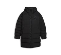 Winterjacke PUMA "MONO HOODED PARKA", Herren, Gr. M, schwarz (puma schwarz), Obermaterial: 100% Polyester, unifarben, regular fit normal, Jacken Winterjacke, mit Kapuze, mit Reißverschlusstaschen, wär