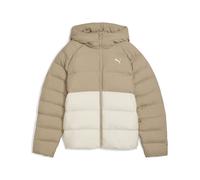 Winterjacke PUMA "Mono Kapuzenjacke Damen", Damen, Gr. M, weiß (alpine snow weiß), Obermaterial: 100% Polyester; Futter: 100% Polyester; Füllung: 100% Polyester; Seitentasche - Unten: 100% Polyester, 