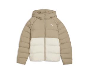 Winterjacke PUMA "Mono Kapuzenjacke Damen", Damen, Gr. M, weiß (alpine snow weiß), Obermaterial: 100% Polyester. Futter: 100% Polyester. Füllung: 100% Polyester. Seitentasche - Unten: 100% Polyester,