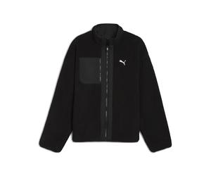 Winterjacke PUMA "REVERSIBLE HYBRID SHERPA JACKET", Herren, Gr. XXL, schwarz (puma schwarz), Rippware, Obermaterial: 100% Polyester, unifarben, relaxed fit normal, Jacken Winterjacke, mit WarmCELL Tec