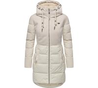 Winterjacke RAGWEAR "Ashani Block Intl.", Damen, Gr. XL (42), beige (ecru), Obermaterial 1: 100% Polyester. Obermaterial 2: 100% Polyester. Innenfutter: 100% Polyester. Wattierung: 100% Polyester. Ärm